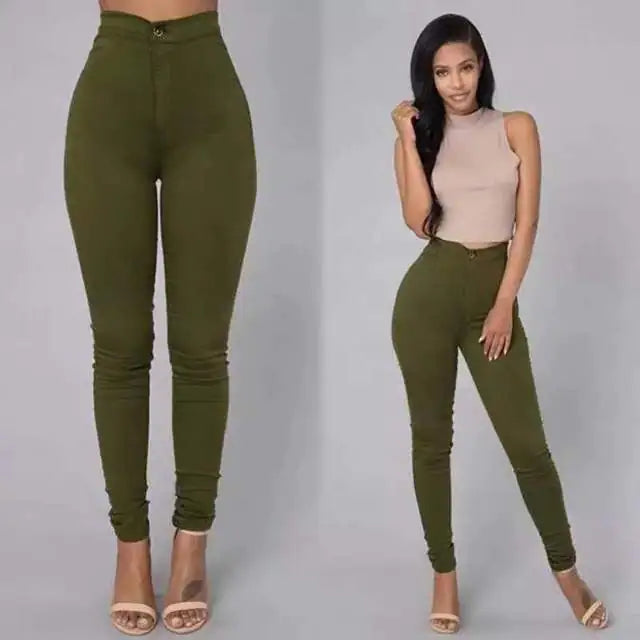 Women's High-Waist Skinny Jeans