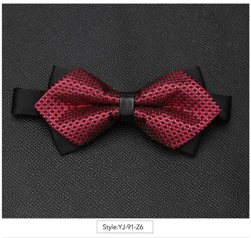 Men Bowtie Newest Butterfly Knot Mens Accessories Luxurious Bow Tie Black Cravat Formal Commercial Suit Wedding Ceremony Ties