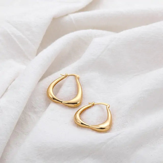 Statement Geometric Hoop Earrings