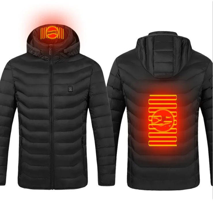 Men's USB Electric Thermal Jacket Cotton Coat