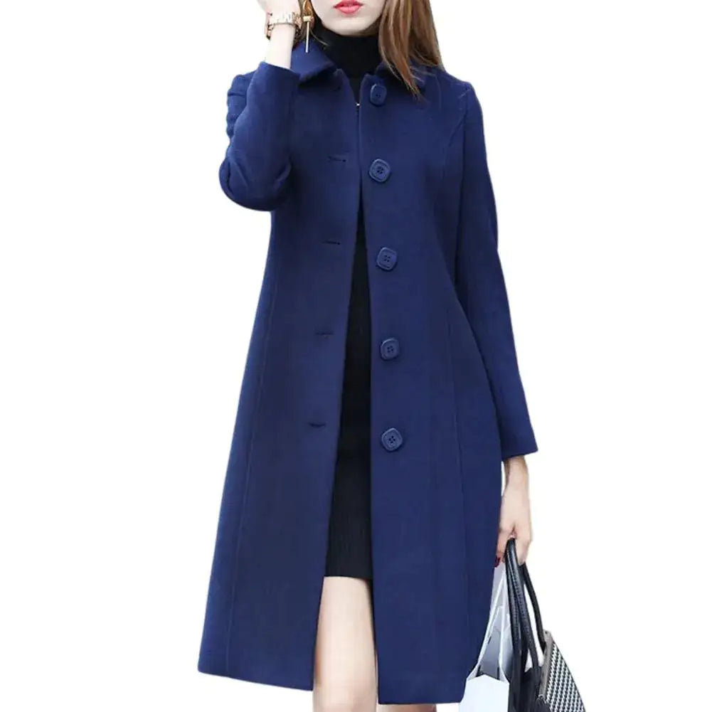 Mid Length Elegant Warm Winter Coat