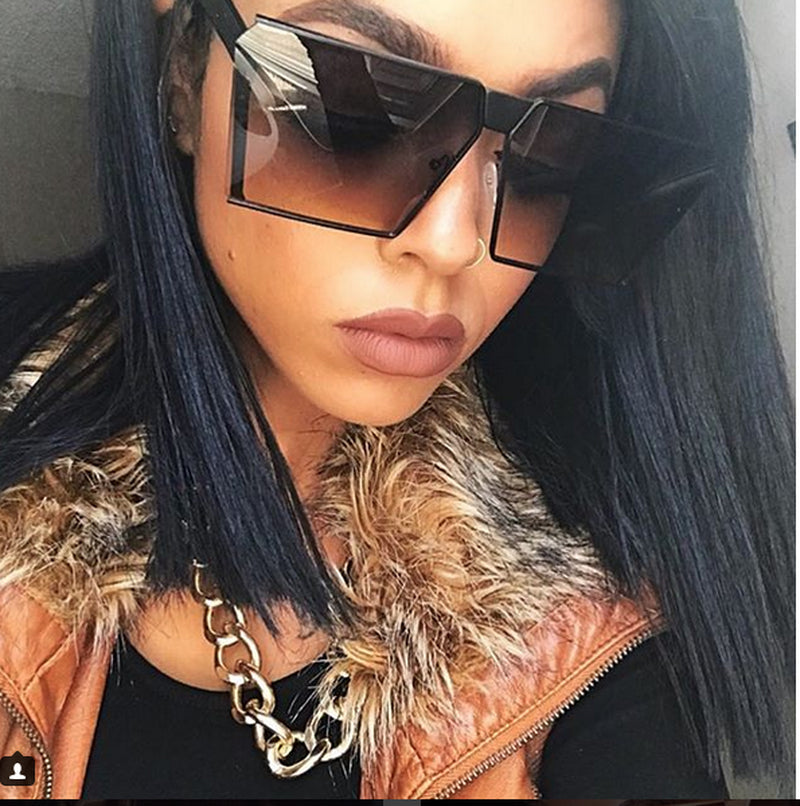 OVERSIZED Square STARDUST "Irresistible" Women GRADIENT Sunglasses Shadz