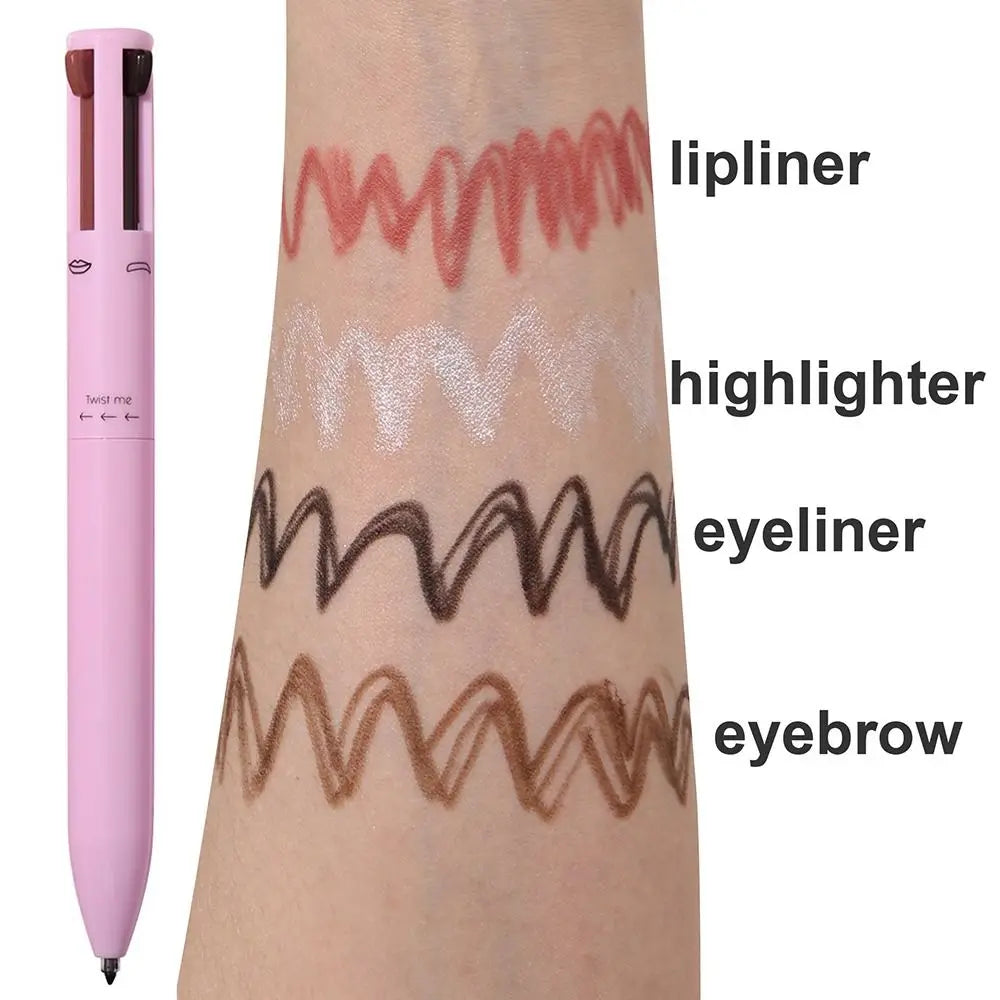 Multi-effect 4 In 1 Eyeliner Eyebrow Pencil