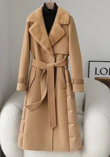 Women's Long Sleeve Wind Coat