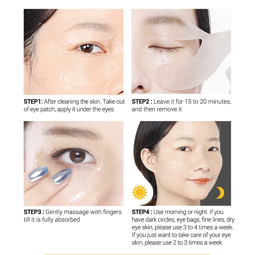 Eye Patches Hyaluronic Acid Moisturizing Eye Masks