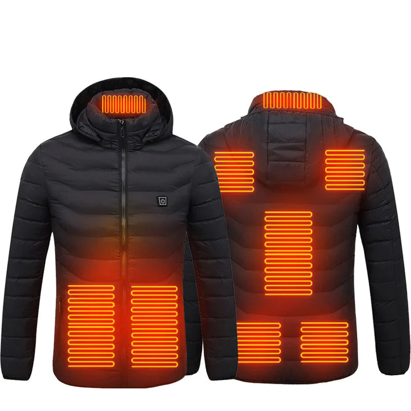 Men's USB Electric Thermal Jacket Cotton Coat