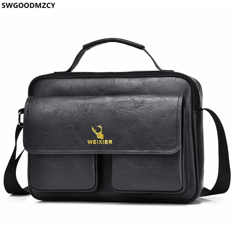 Leather Messenger Bags for Men Crossbody Bags for Men Luxury Office 2024 Shoulder Bag Handbags for Men сумка мессенджер мужская