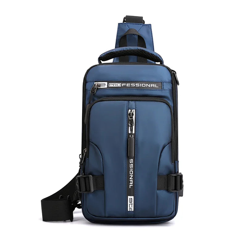 New Shoulder Crossbody Bags Men Multifunctional Backpack Shoulder Casual Chest Business Male Chest Bags Rucksack Travel Pack