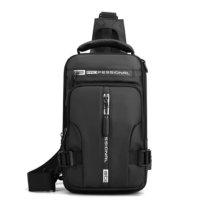 New Shoulder Crossbody Bags Men Multifunctional Backpack Shoulder Casual Chest Business Male Chest Bags Rucksack Travel Pack