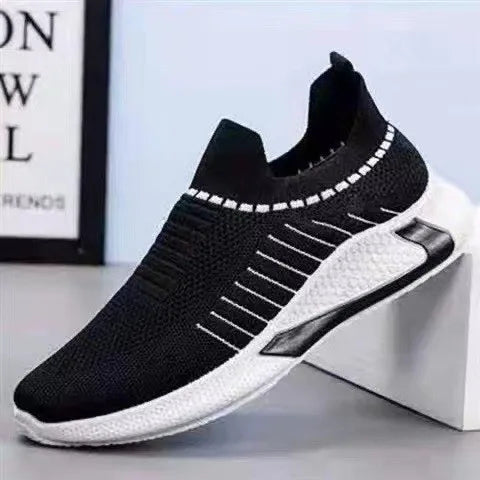 2022 New Popular Personality Flying Woven Spring Breathable Sports Fitness Basketball Casual Fashion Shoes