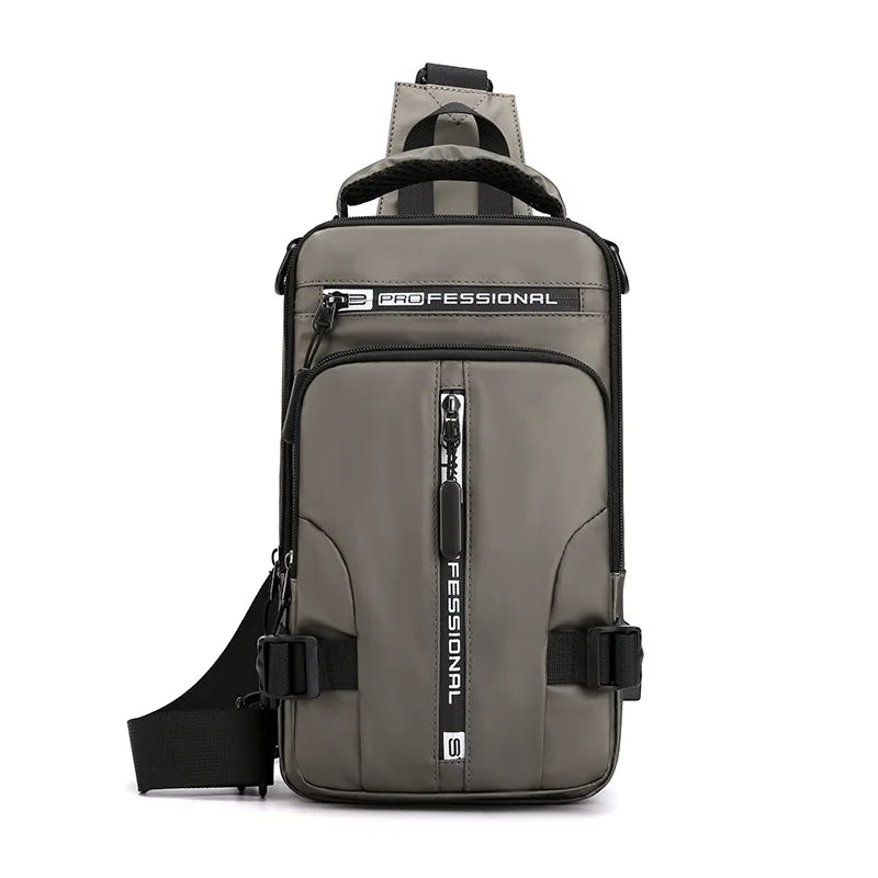 New Shoulder Crossbody Bags Men Multifunctional Backpack Shoulder Casual Chest Business Male Chest Bags Rucksack Travel Pack