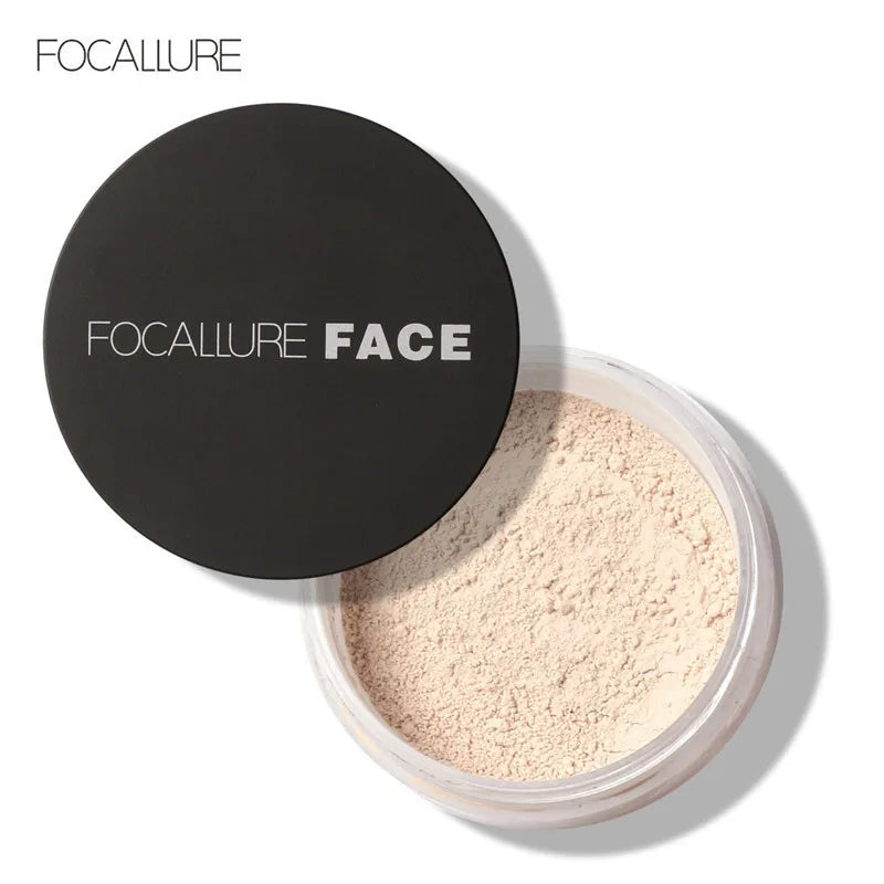 9 Colors Oil-control Loose Powder Waterproof Long-lasting Full Coverage Face Compact Setting Powder Makeup Cosmetics