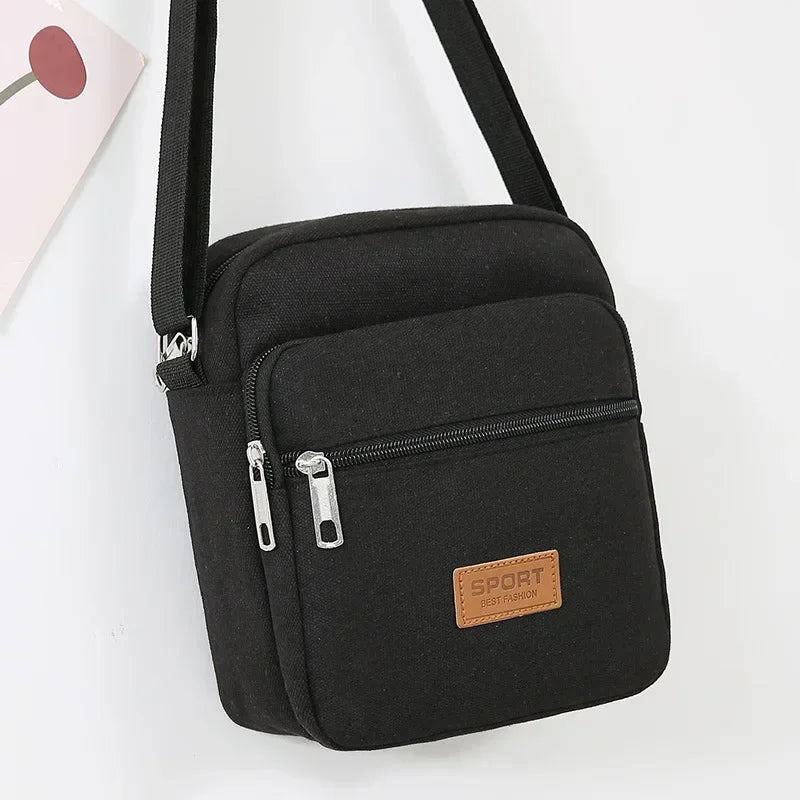 Men‘s New Trendy Casual Shoulder Bag Leisure Travel Sports Outdoor Pack Messenger Crossbody Sling Chest Bag Pack for Male Female