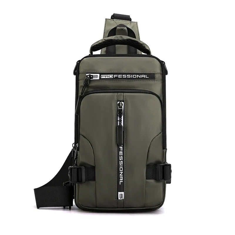 New Shoulder Crossbody Bags Men Multifunctional Backpack Shoulder Casual Chest Business Male Chest Bags Rucksack Travel Pack