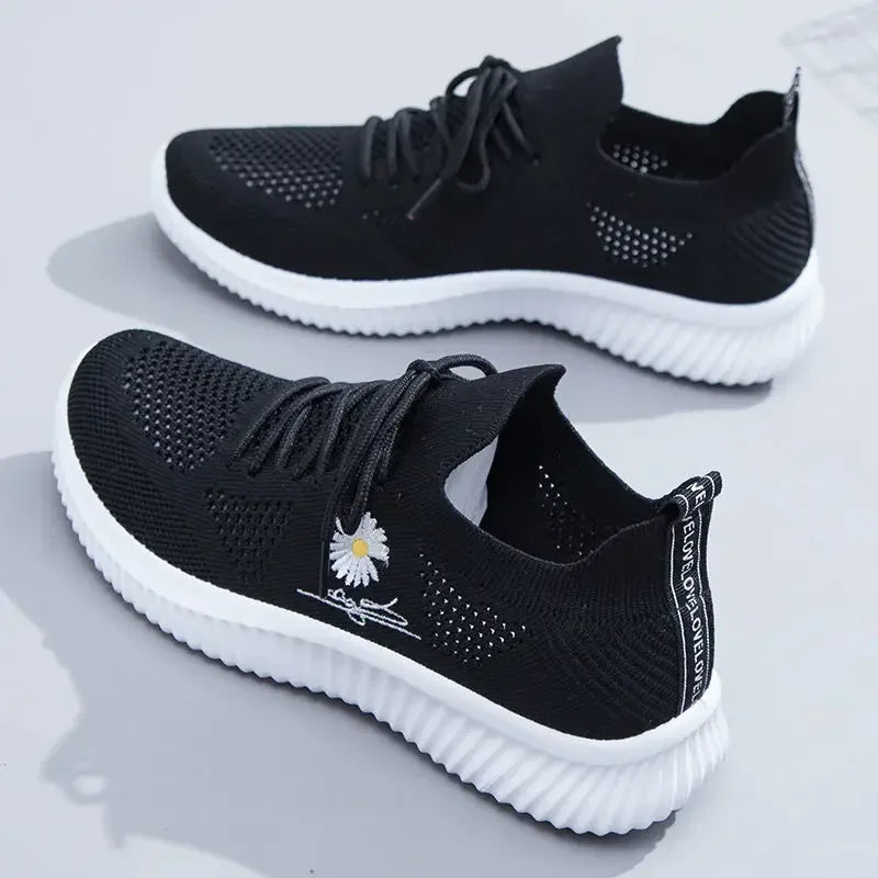 2024 Women Sneakers Summer Autumn High Heels Ladies Casual Shoes Women Wedges Platform Shoes Female Thick Bottom Trainer