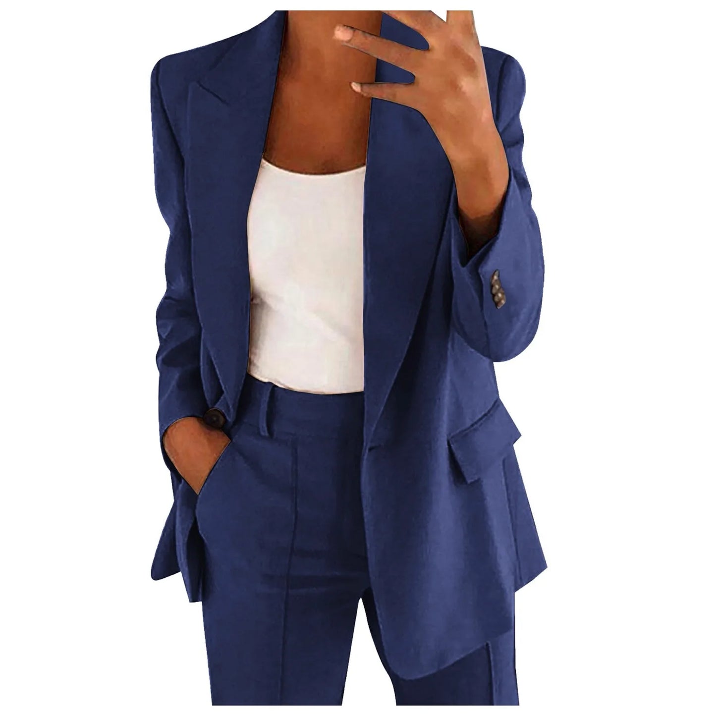 2023 Spring New Women's Leisure Suit Suit Professional 2 Peice Pants Set Women Office Attire Women Suit Blazer Jacket Trousers