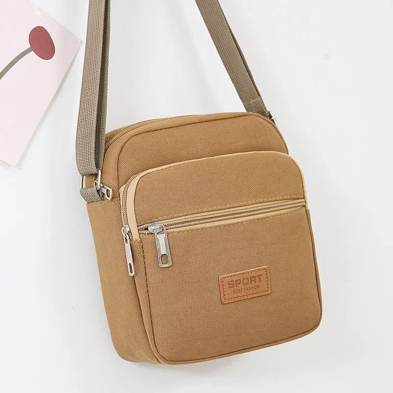 Men‘s New Trendy Casual Shoulder Bag Leisure Travel Sports Outdoor Pack Messenger Crossbody Sling Chest Bag Pack for Male Female