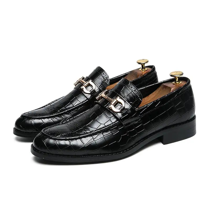 Italian Style Alligator Leather Loafers