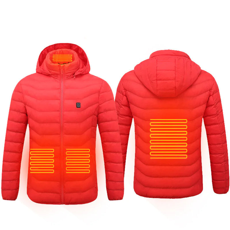 Men's USB Electric Thermal Jacket Cotton Coat