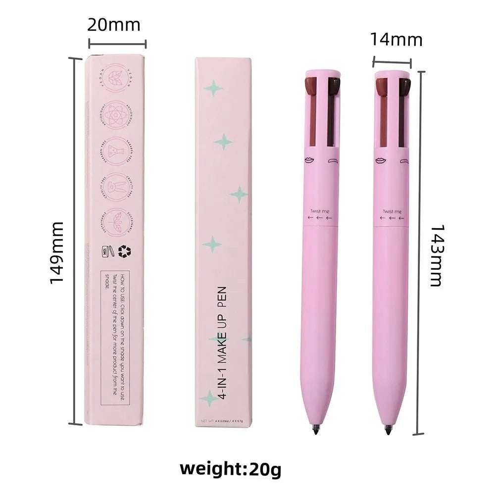 Multi-effect 4 In 1 Eyeliner Eyebrow Pencil