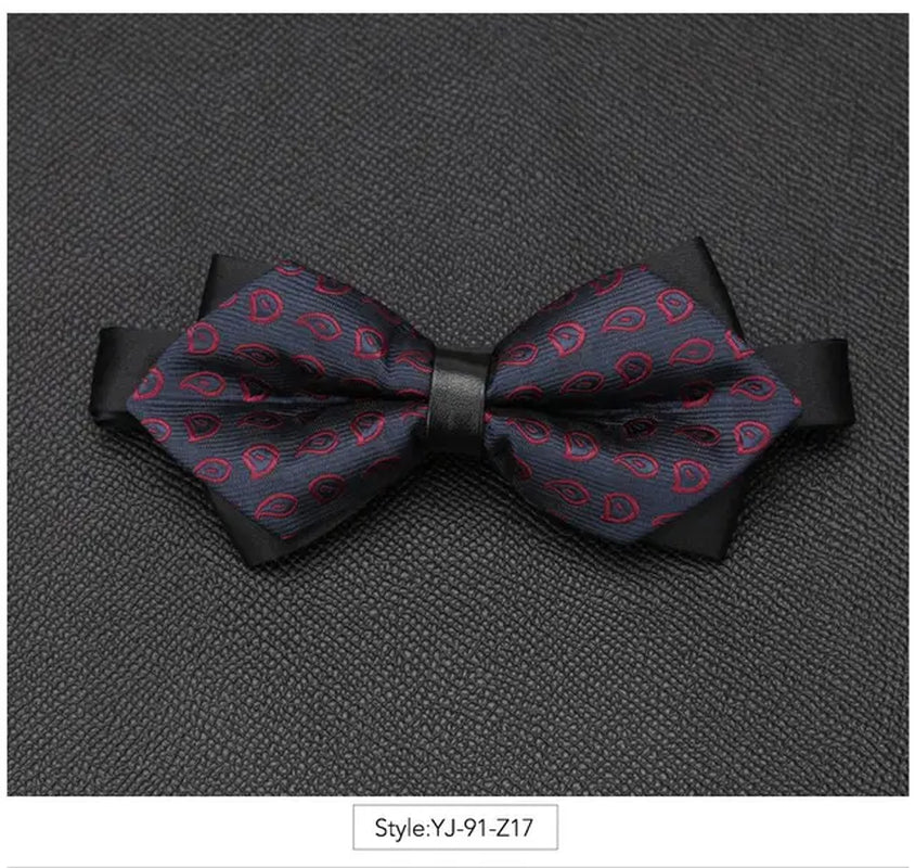 Men Bowtie Newest Butterfly Knot Mens Accessories Luxurious Bow Tie Black Cravat Formal Commercial Suit Wedding Ceremony Ties