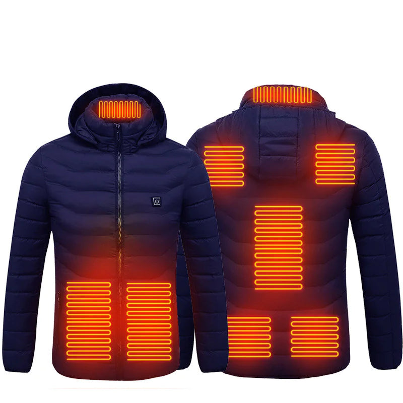 Men's USB Electric Thermal Jacket Cotton Coat