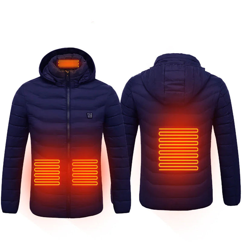 Men's USB Electric Thermal Jacket Cotton Coat