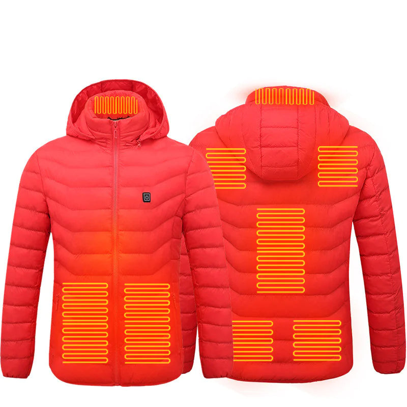 Men's USB Electric Thermal Jacket Cotton Coat